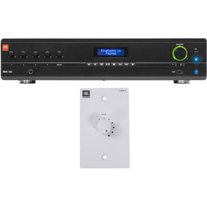 JBL VMA160 Commercial/Restaurant 120W Bluetooth Amplifier+White Wall Controller