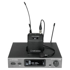 Audio Technica ATW-3211/831DE2  Wireless Lav Microphone+AKG Headphones+Mic