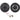 Rockville Front Door 6.5" Speaker Replacement Kit For 2002-2005 Subaru WRX