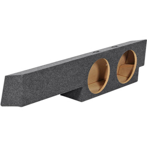 Dual 10" Subwoofer Box Enclosure For 00-03 Ford F150 Super Crew UnderSeat Upfire