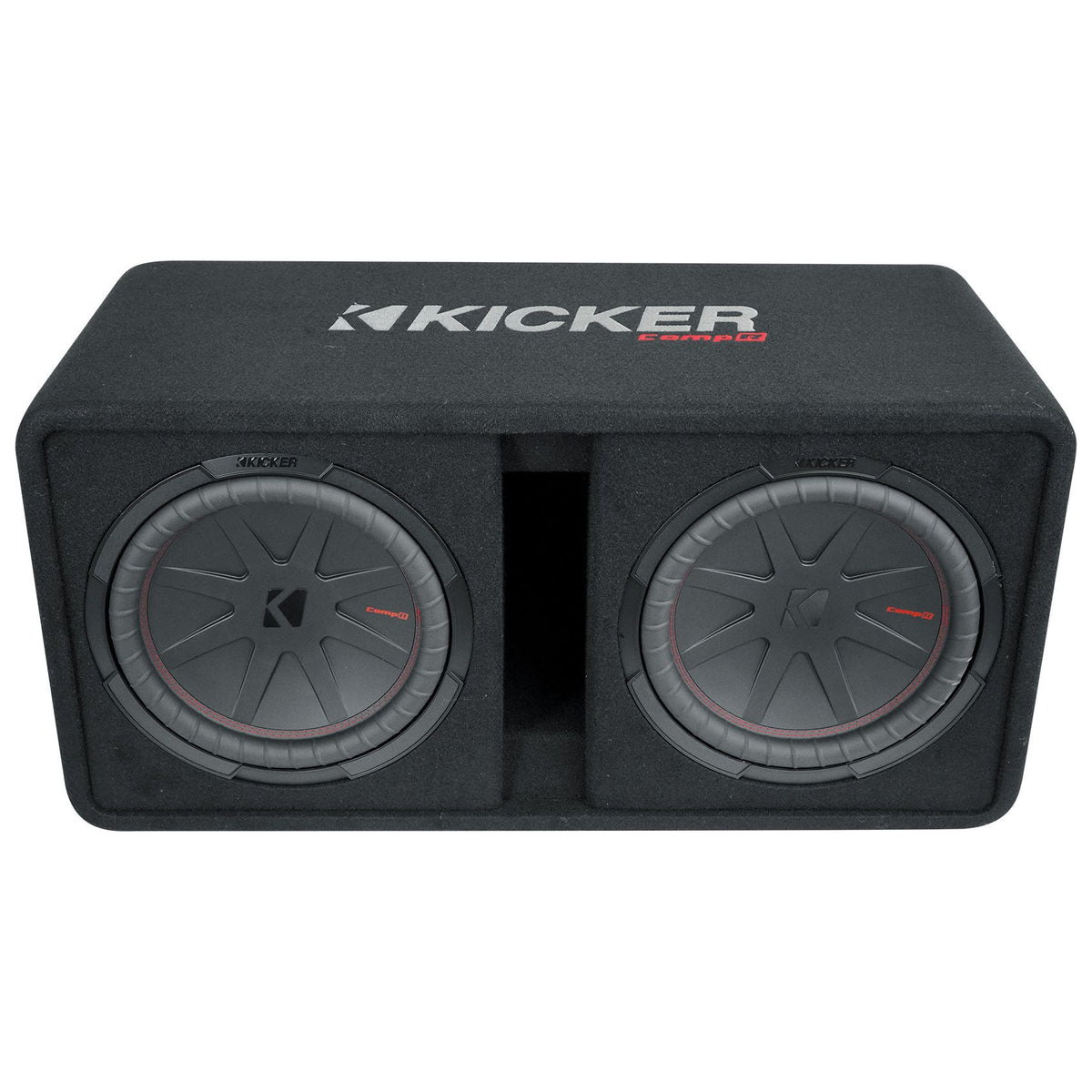 KICKER 48DCWR122 CompR 12" 2000w Dual Subwoofers+Vented Sub Enclosure COMPR12