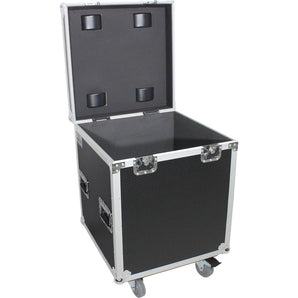 ProX XS-UTL4 Utility Flight Case w/ Black Laminate 4" Casters w/ Caster Dishes