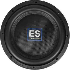 2) American Bass ES 1244 12" 1600w Shallow Slim Car Subwoofers 4-Ohm Subs ES1244