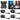 (4) Chauvet DJ CUMULUS Fog Machines+(6) Black Wireless DMX Par Lights+Road Cases