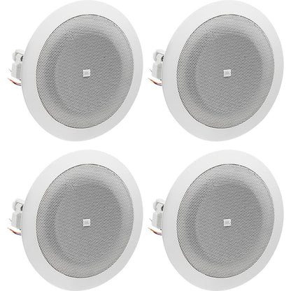 6-Zone Amplifier + (12) White Wall + (2) JBL 8124 4" Ceiling Speakers
