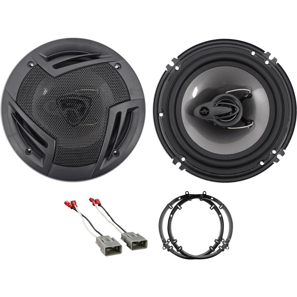 RV6.3A 6.5" Speakers + Honda 72-7800 Harness Bundle