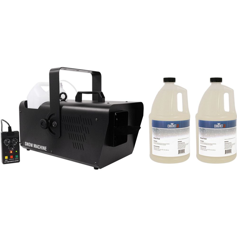 SM 250 Snow Machine with (2) Gallons of SJU Snow Fluid