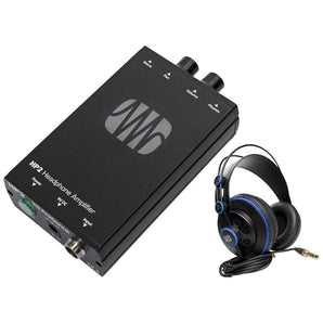 Presonus HP2 2 Ch. Stereo Headphone Amplifier System HP-2+HD7 Studio Headphones