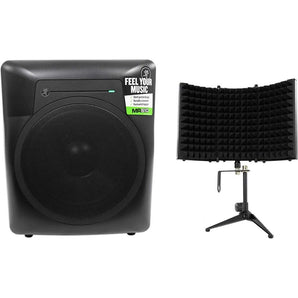 Mackie MRS10 10” 120w Powered Active Studio Subwoofer Sub+Isolation Shield