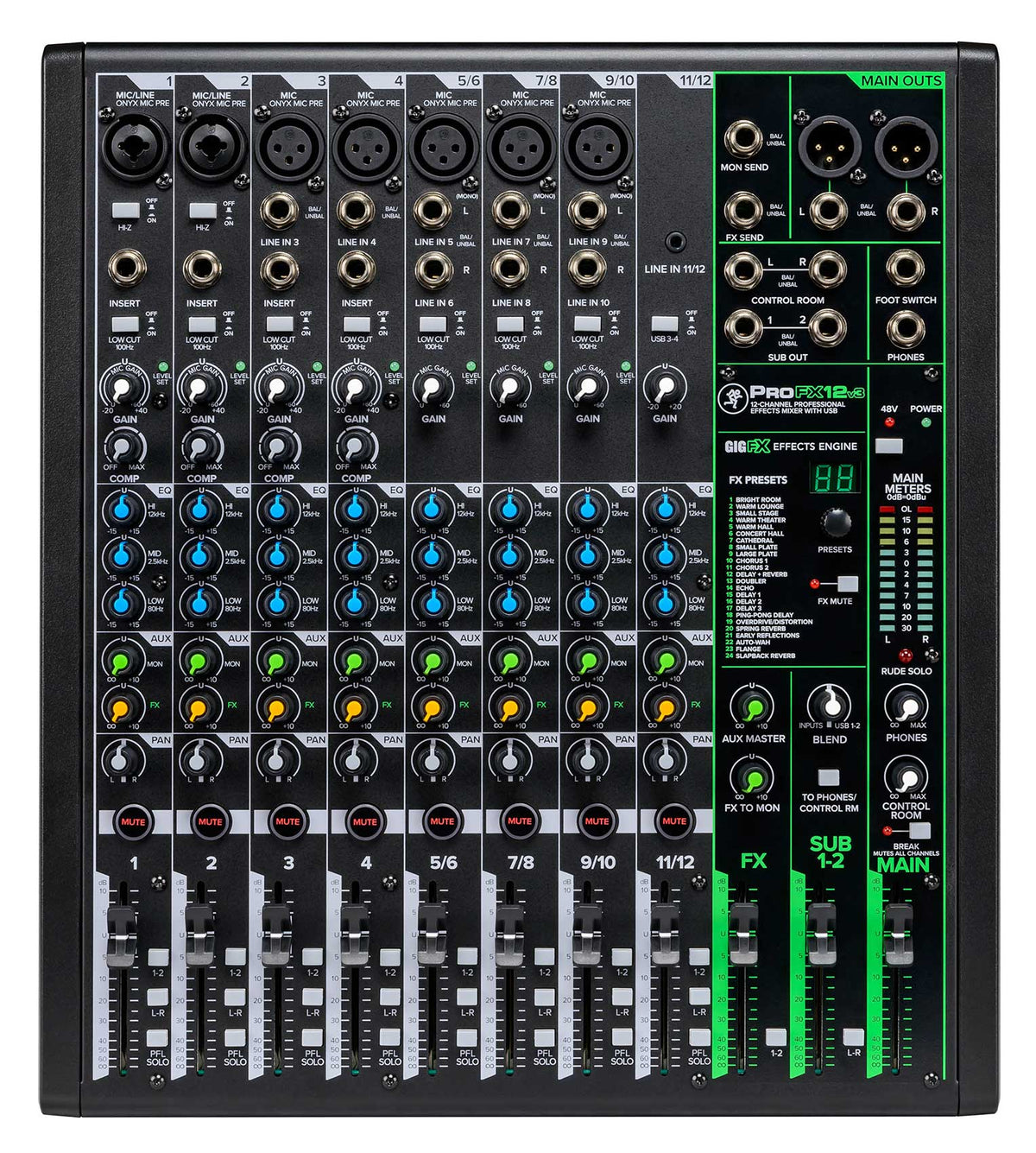 2-Person Podcast Recording Kit with ProFX12v3 Mixer and Desk Stands
