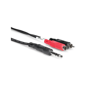 Hosa TRS-203 1/4" Inch TRS to Dual RCA Insert Cable