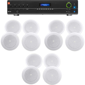 JBL VMA160 60 Watt Amplifier+(12) 8" JBL Speakers For Restaurant/Bar/Cafe