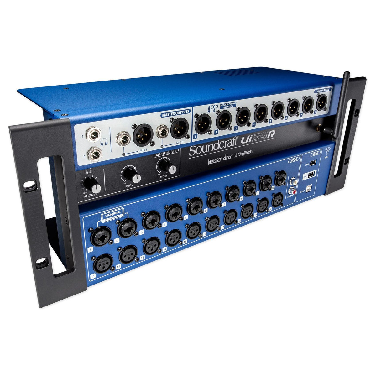 Ui24R 24-Input Digital Mixer Bundle with Wifi, App Control & DBX Crossover