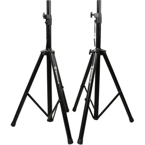 2 Rockville RSG10 10" PA Speakers+Technical Pro 1200w DJ Amplifier+Stands+Cables