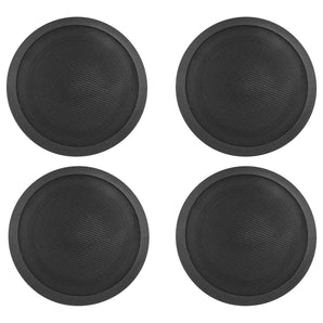 24) Rockville CCL6T Black 70V 6" Commercial Ceiling Speakers 4 Restaurant/Office