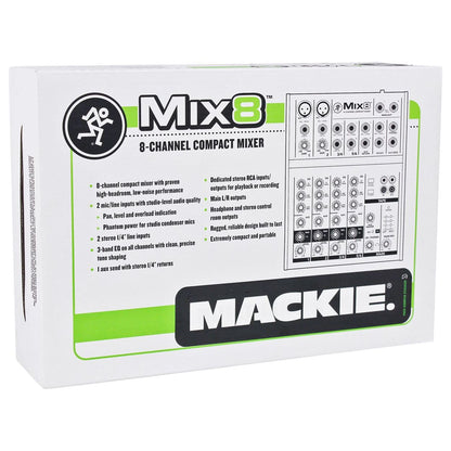 Mix8 8-Channel Compact Mixer+Stand