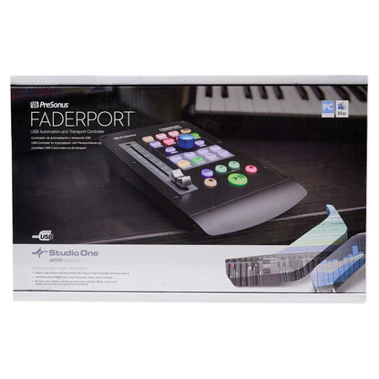 FaderPort V2 DAW Controller with Studio Headphones & Microphones
