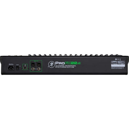ProFX22v3 22-Channel Effects Mixer w/USB + Stand + Mics + Cables