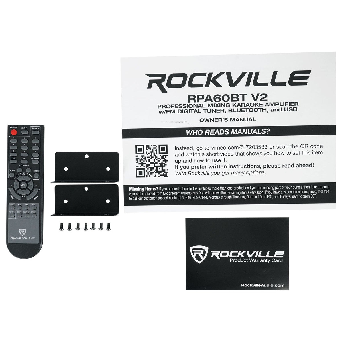 RPA60BT Receiver + REQ42-B 2 x 21-Band EQ Bundle