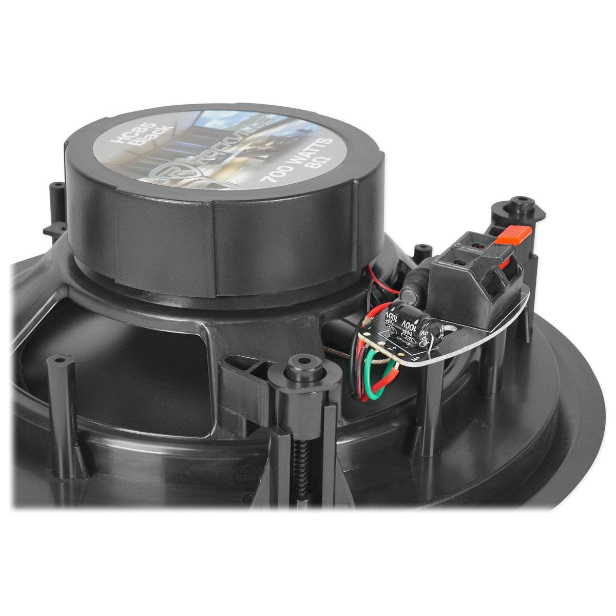 4000W Bluetooth DVD Receiver with (1) Pair 8" Black In-Ceiling Speakers