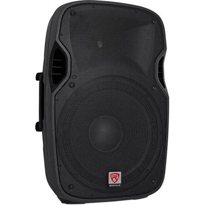 (2) SPGN158 15" Passive 1600W DJ PA Speakers + Padded Speaker Bags
