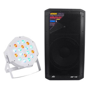 Peavey DM 112 12" 1000 Watt Active Powered PA Speaker+Digital DSP+Wash Light
