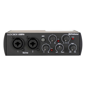 PRESONUS AUDIOBOX 96 Black 2x2 Audio Recording USB Interface + Software Upgrade