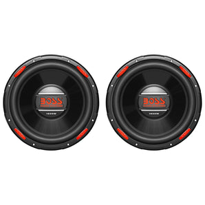 2) Boss Audio AR120DVC 12" 1600w Dual 4-Ohm Car Audio Subwoofers Armor Bass Subs