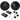 (2) Polk Audio DB6502 6.5" 600 Watt Component Car/Marine/ATV/Motorcycle Speakers
