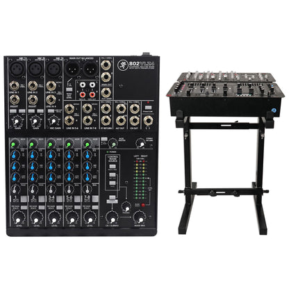 802VLZ4 8-Channel Mixer & Portable Mixer Stand