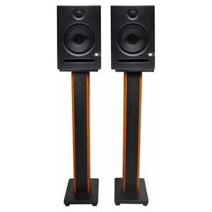 2 Presonus Eris E5 5.25" Active Powered Pro Studio Monitors+Pair of 36" Stands