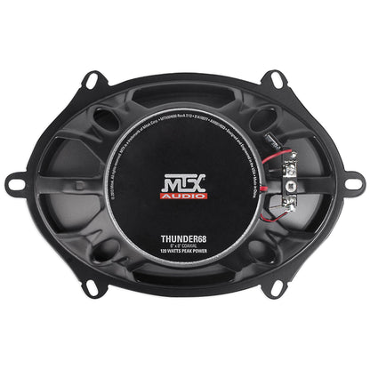 Pair MTX THUNDER68 5x7" / 6x8" 240 Watt 2-Way Car Audio Coaxial Speakers