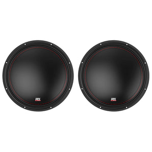 (2) MTX 3512-04 12" 1000 Watt Peak SVC 4-ohm Car Audio Subwoofers Subs