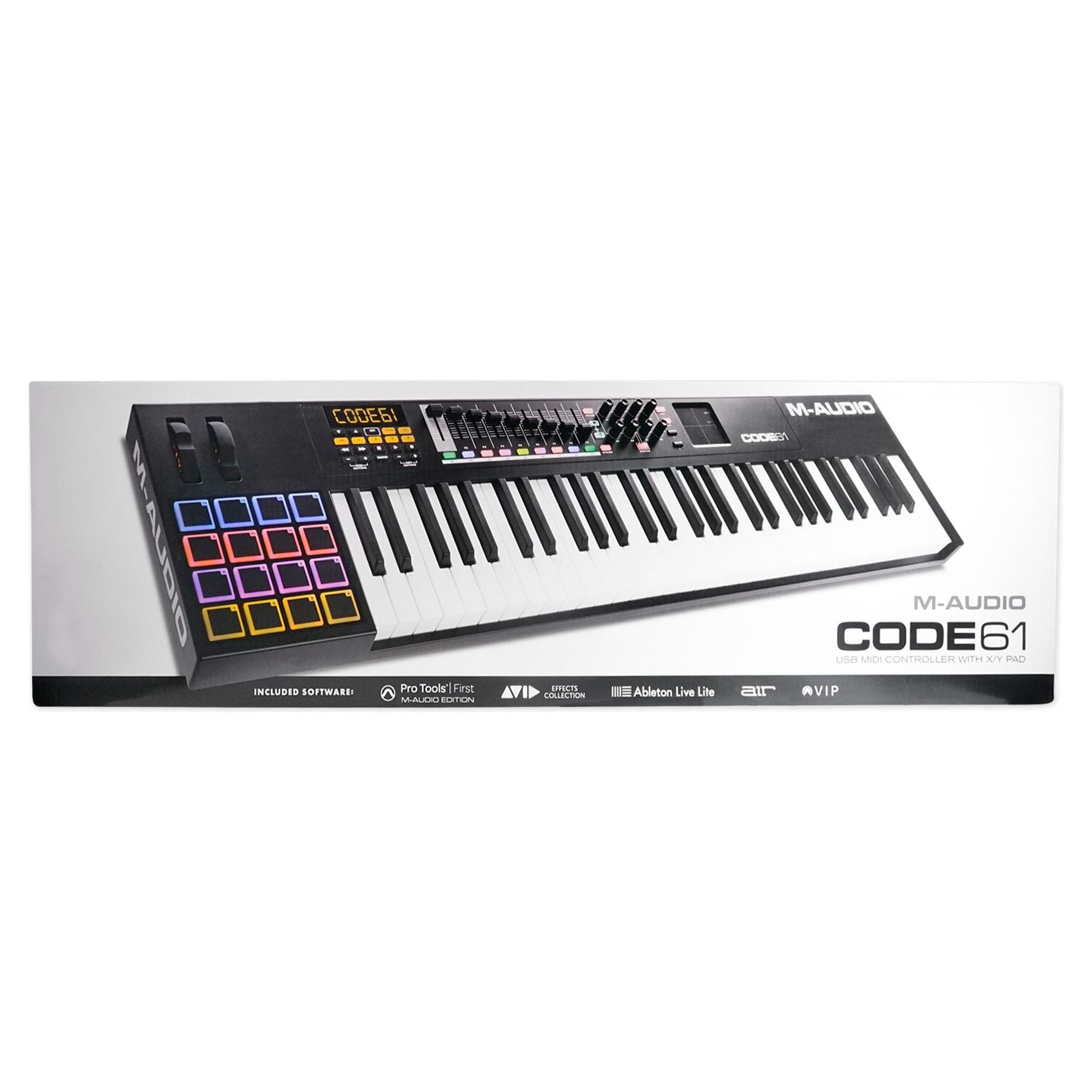 M-Audio Code 61 61-Key USB MIDI Keyboard Controller w/ X/Y Pad+Bluetoo ...