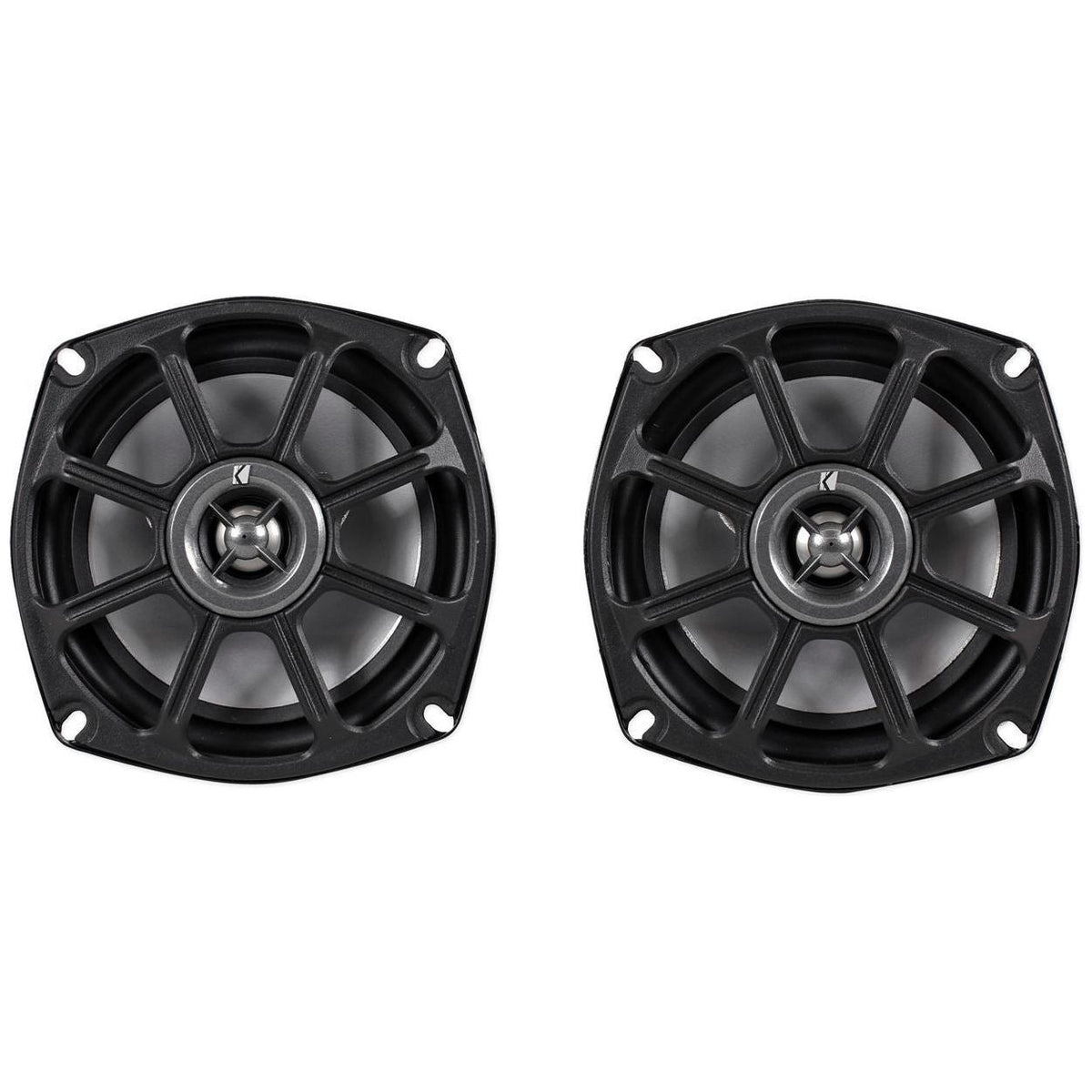 Kicker 10PS5250 5.25” Harley Davidson Motorcycle Speakers+Free Bluetooth Speaker