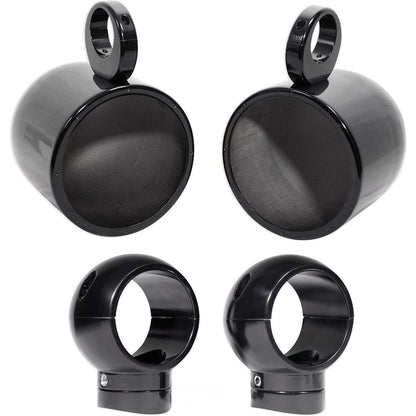 2 MAC80B 7.7" 360 Degree Swivel Marine Wakeboard Tower Speaker Pods