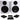 Pair Rockville APM6W 6.5" 2-Way 350W Powered USB Studio Monitor Speakers+Pads