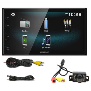 Kenwood DMX125BT 6.8" Car Monitor Bluetooth Receiver with USB Android Mirror and Camera