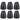 (6) Rockville PEN-65T Black 6.5" 70V Hanging Pendant Speakers For Restaurant/Bar
