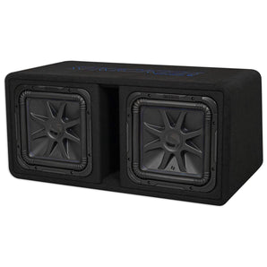 Kicker 44DL7S122 Dual 12" 3000w L7 Solo-Baric L7S Loaded Sub Enclosure+Dash Cam