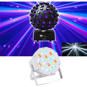 American DJ ADJ Starburst LED  Sphere Shooting Beam Lighting Effect+Wash Light