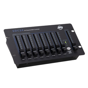 American DJ ADJ SDC24 24-Channel DMX Controller Operates Via 9VDC Power Supply