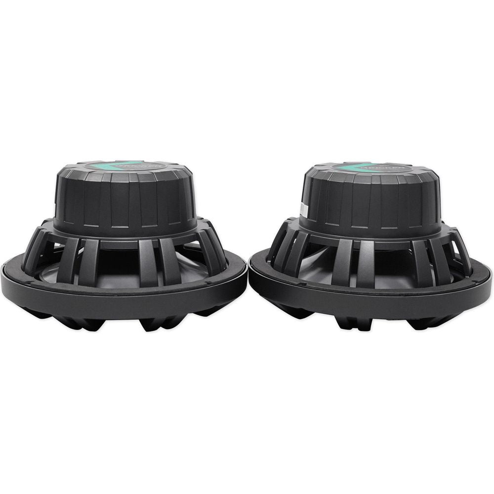 MAC80S Polished 7.7" Tower Speaker Pods 2-Pack + MAC360C Swivel Clamps Bundle