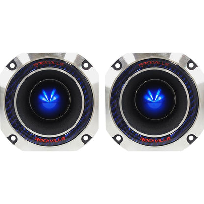(2) RT4 2" Home Theater Tweeters Titanium Compression Horns w/240 Watts