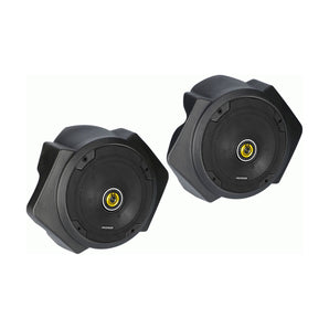 (2) Kicker 6.5" Speakers+Metra Kick Panel Pods for 2014-Up Polaris RZR 1000/900S