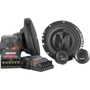 Pair Memphis Audio PRX60C 6.5"Component+(2) 4x6" Car Speakers+RockMat Sound Kit