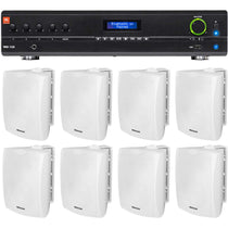 VMA1120 Commercial Amplifier + (8) WET-6W 6.5" Wall Speakers