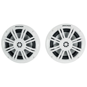 Pair Kicker 12KM60 6.5" 150 Watt Peak/50 Watt RMS Marine Boat Speakers