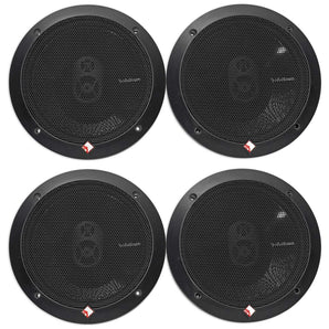 (4) Rockford Fosgate Punch P1675 440w 6.75" 3-Way Full Range Car Audio Speakers