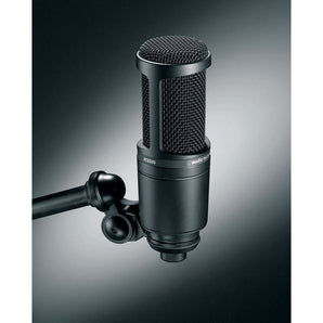 Audio Technica AT2020 Studio Recording Condenser Microphone+Warm Audio Boom Arm